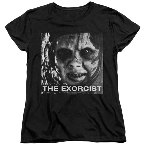 Image for The Exorcist Womans T-Shirt - Regan Approach