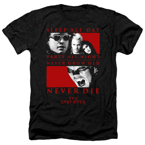 Image for The Lost Boys Heather T-Shirt - Never Die