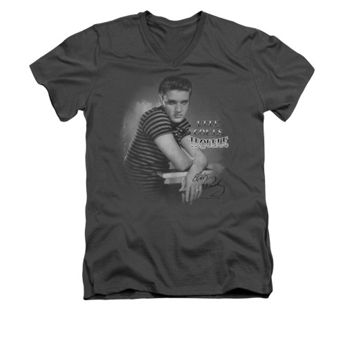 Elvis V-Neck T-Shirt Trouble