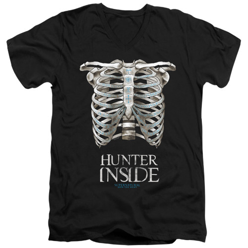 Image for Supernatural V Neck T-Shirt - Hunter Inside