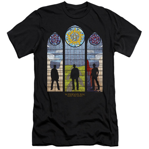 Image for Supernatural Premium Canvas Premium Shirt - Stained Glass