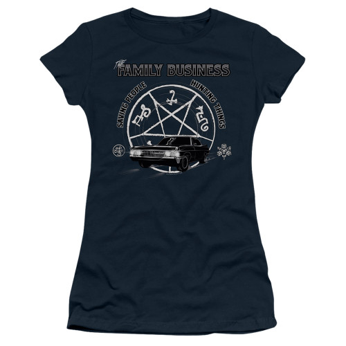 Image for Supernatural Girls T-Shirt - Saving People and Hunting