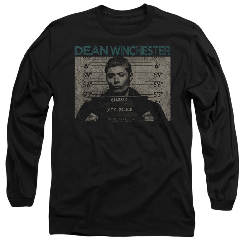 Image for Supernatural Long Sleeve Shirt - Dean Mug Shot