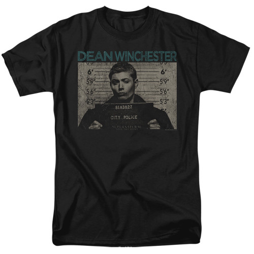 Image for Supernatural T-Shirt - Dean Mug Shot