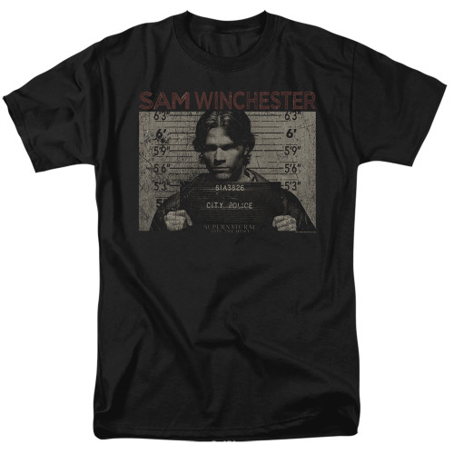 Image for Supernatural T-Shirt - Sam Mug Shot