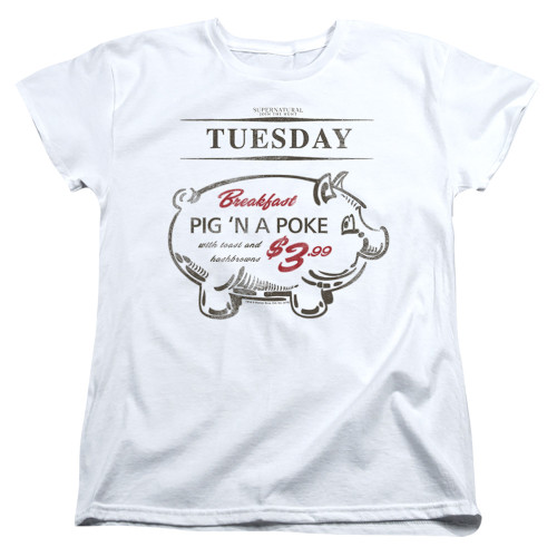 Image for Supernatural Womans T-Shirt - Pig in a Poke