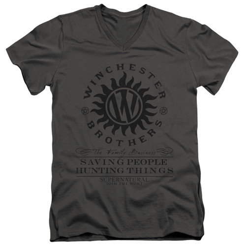 Image for Supernatural V Neck T-Shirt - Winchester Anti Possession