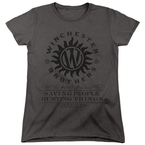 Image for Supernatural Womans T-Shirt - Winchester Anti Possession