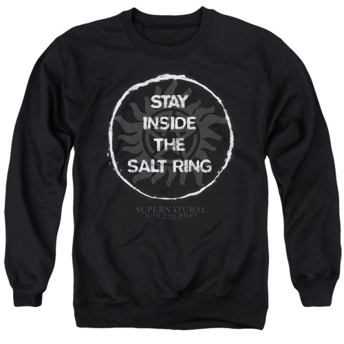 Image for Supernatural Crewneck - Stay Inside the Salt Ring