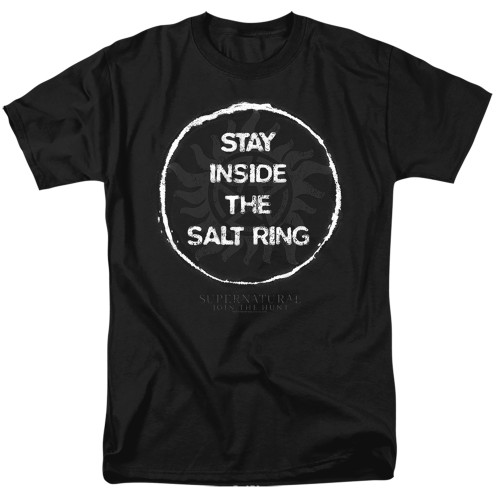 Image for Supernatural T-Shirt - Stay Inside the Salt Ring