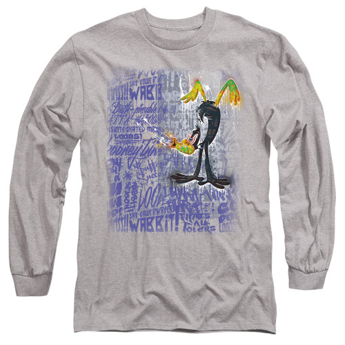 Image for Looney Tunes Long Sleeve T-Shirt - Graffiti Duck