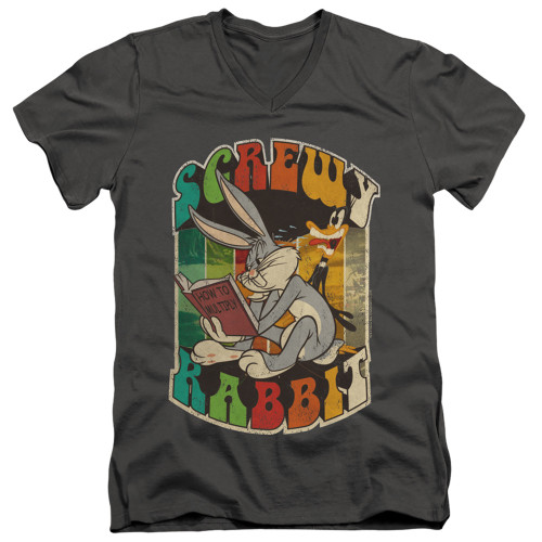 Image for Looney Tunes T-Shirt - V Neck - Screwy Rabbit