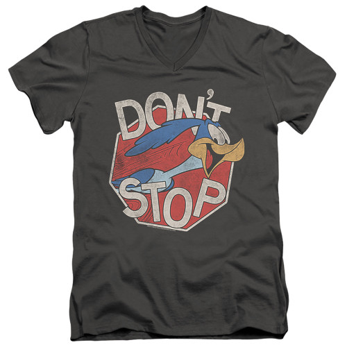 Image for Looney Tunes T-Shirt - V Neck - Roadrunner Don't Stop
