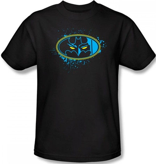 Image Closeup for Batman T-Shirt - Eyes in the Darkness Logo