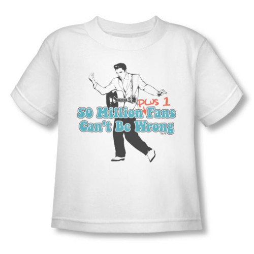 Elvis Toddler T-Shirt - 50 Million Fans Plus 1