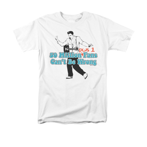 Elvis T-Shirt - 50 Million Fans Plus 1