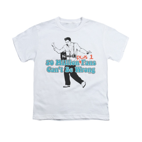 Elvis Youth T-Shirt - 50 Million Fans Plus 1
