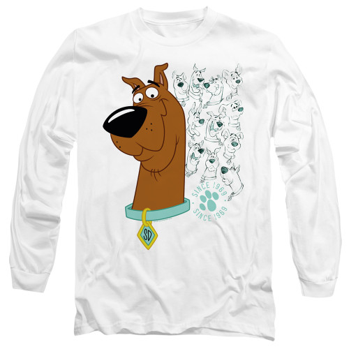 Image for Scooby Doo Long Sleeve T-Shirt - Evolution of Scooby Doo