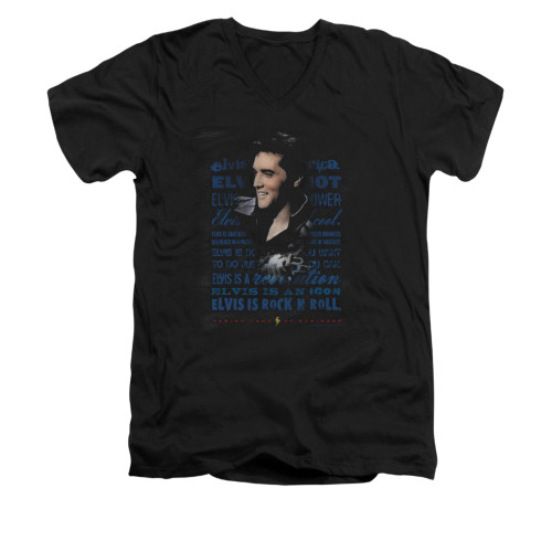 Elvis V-Neck T-Shirt Icon