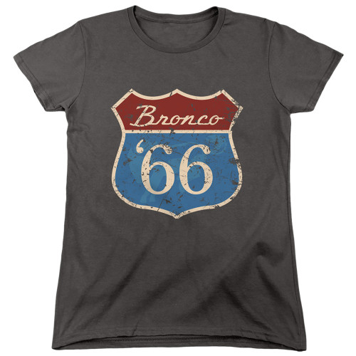 Image for Ford Womans T-Shirt - Route 66 Bronco