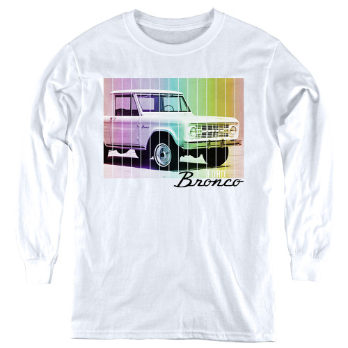 Image for Ford Youth Long Sleeve T-Shirt - Retro Rainbow