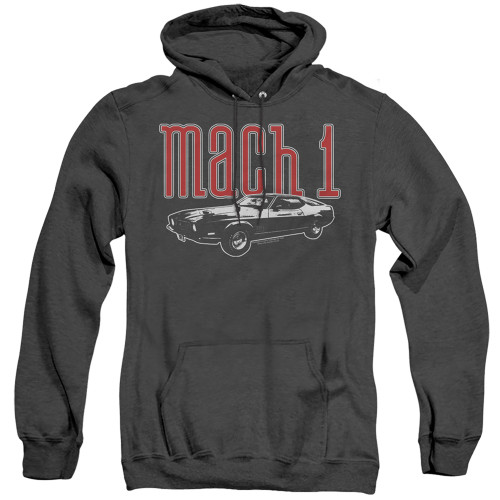 Image for Ford Heather Hoodie - Mustang Mach 1