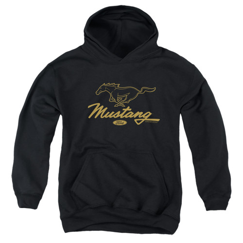 Image for Ford Youth Hoodie - Mustang Pony Script