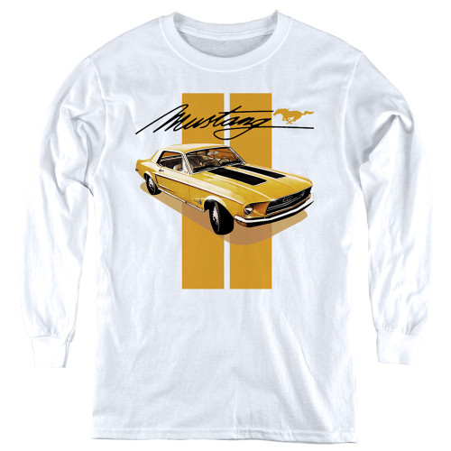 Image for Ford Youth Long Sleeve T-Shirt - Stang Stripes