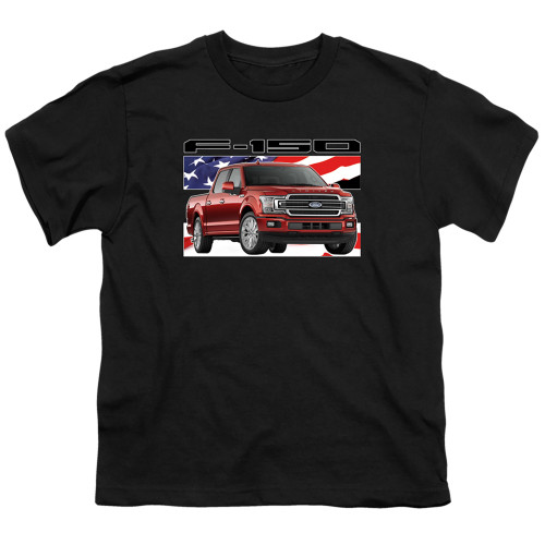 Image for Ford Youth T-Shirt - F150 Flag