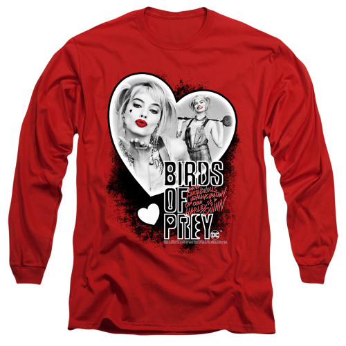Image for Birds of Prey Long Sleeve Shirt - Heart Harley