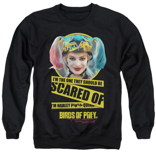 Image for Birds of Prey Crewneck - I'm the One You Should Be Scared Of