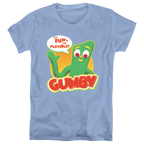 Image for Gumby Woman's T-Shirt - Fun & Flexible