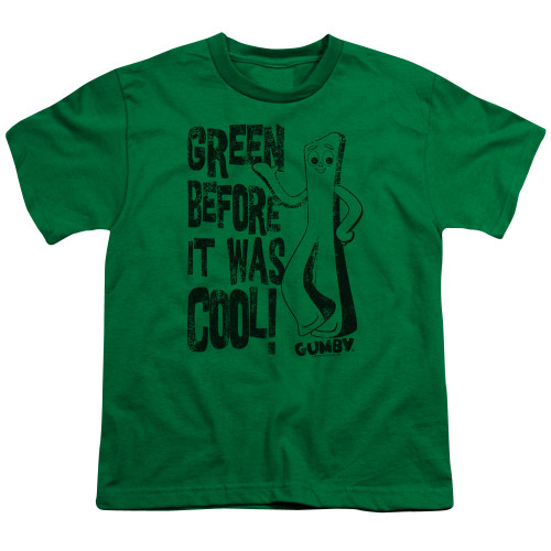 Image for Gumby Youth T-Shirt - Cool Green