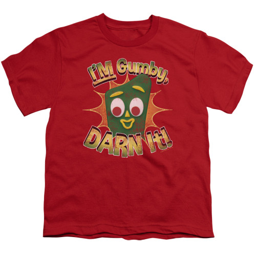 Image for Gumby Youth T-Shirt - Darn It