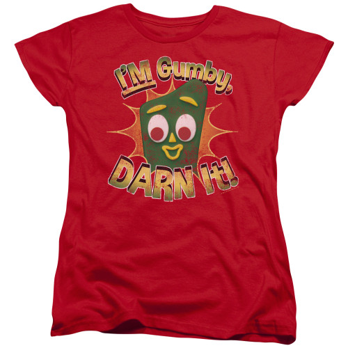Image for Gumby Woman's T-Shirt - Darn It