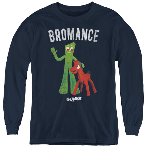 Image for Gumby Youth Long Sleeve T-Shirt - Bromance