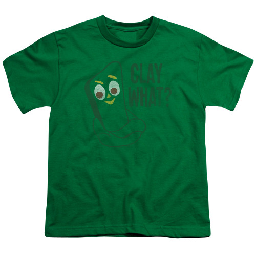 Image for Gumby Youth T-Shirt - Clay What?