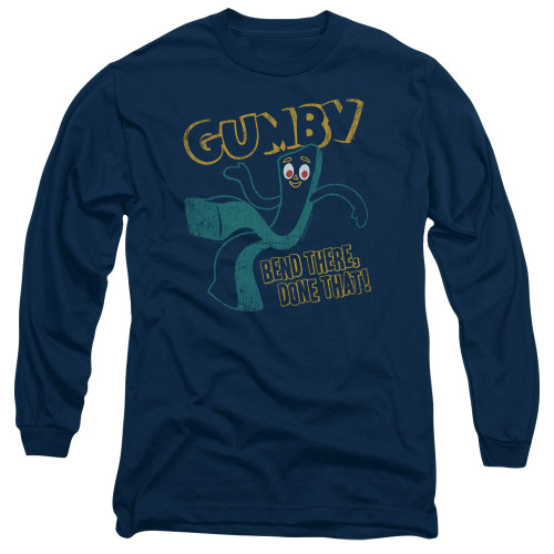 Image for Gumby Long Sleeve T-Shirt - Bend There