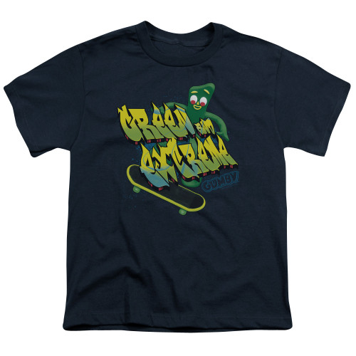 Image for Gumby Youth T-Shirt - Green and Extreme