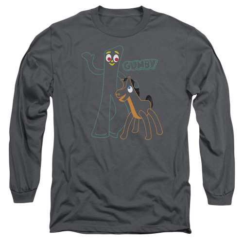 Image for Gumby Long Sleeve T-Shirt - Outlines