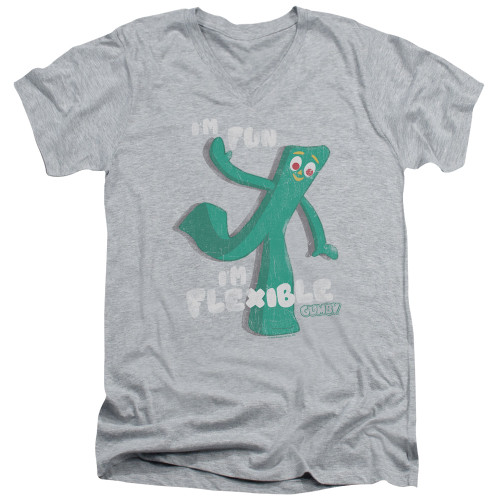 Image for Gumby T-Shirt - V Neck - Flex