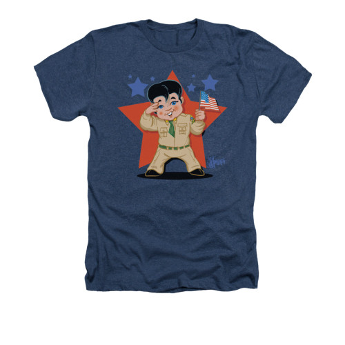 Elvis Heather T-Shirt - Lil G.I.