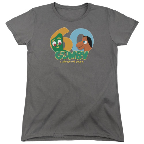 Image for Gumby Woman's T-Shirt - 60th Anniversary