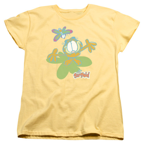Image for Garfield Womans T-Shirt - Butterfly