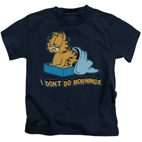 Image for Garfield Kids T-Shirt - I Don't Do Mornings