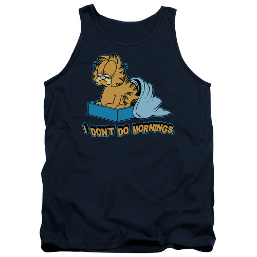 Image for Garfield Tank Top - I Don't Do Mornings
