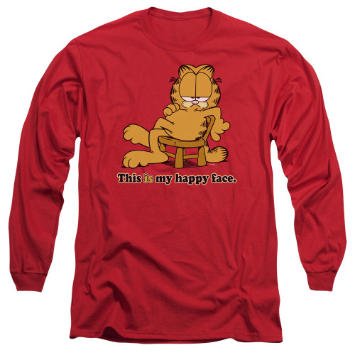 Image for Garfield Long Sleeve Shirt - Happy Face