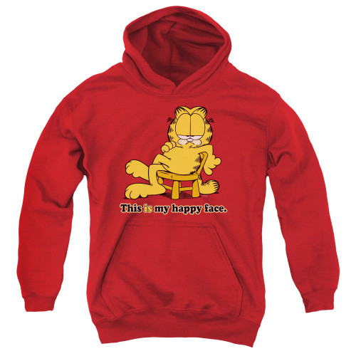 Image for Garfield Youth Hoodie - Happy Face