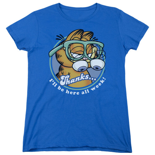 Image for Garfield Womans T-Shirt - Performing