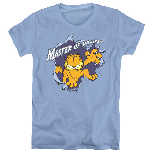 Image for Garfield Womans T-Shirt - Master of Disaster